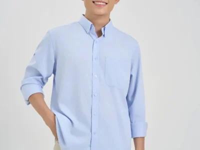 Áo sơ mi nam dài tay dáng suông