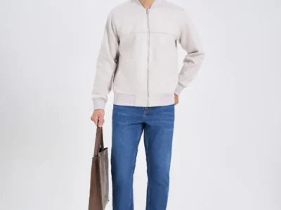 Áo Khoác Bomber Nam Da Lộn