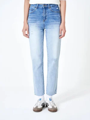 Quần Jeans Nữ Dáng Crop