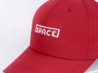 Mũ Lưỡi Trai Thêu Space Màu Đỏ