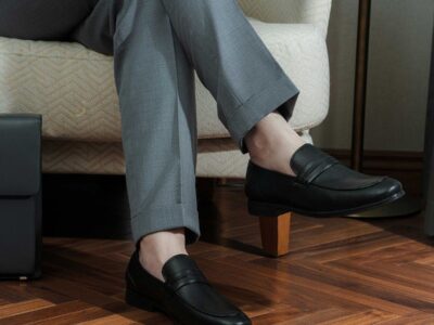 Giày da nam Penny Loafer trẻ trung cao cấp GNLAMJ238-F1-D