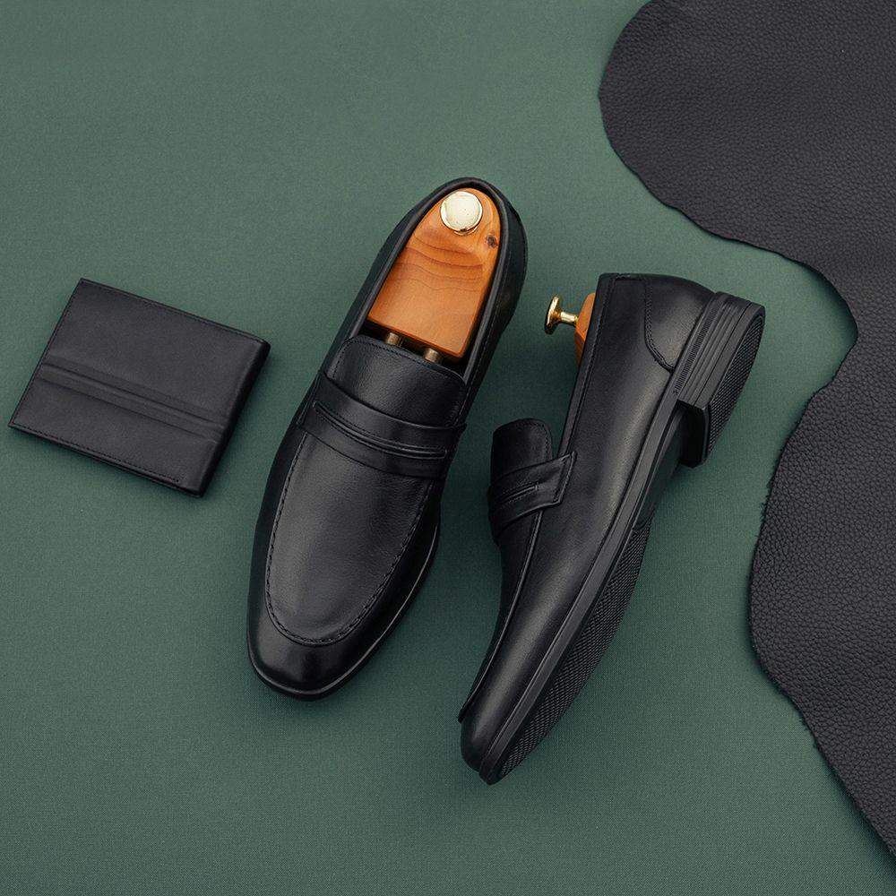 Giày da nam Penny Loafer trẻ trung cao cấp GNLAMJ238-F1-D - Ảnh 3