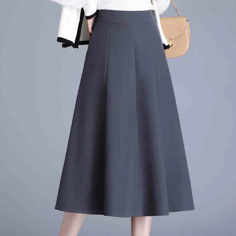 Mã L060 chân váy chữ A thời trang thun co giãn cao cấp - Ảnh 3