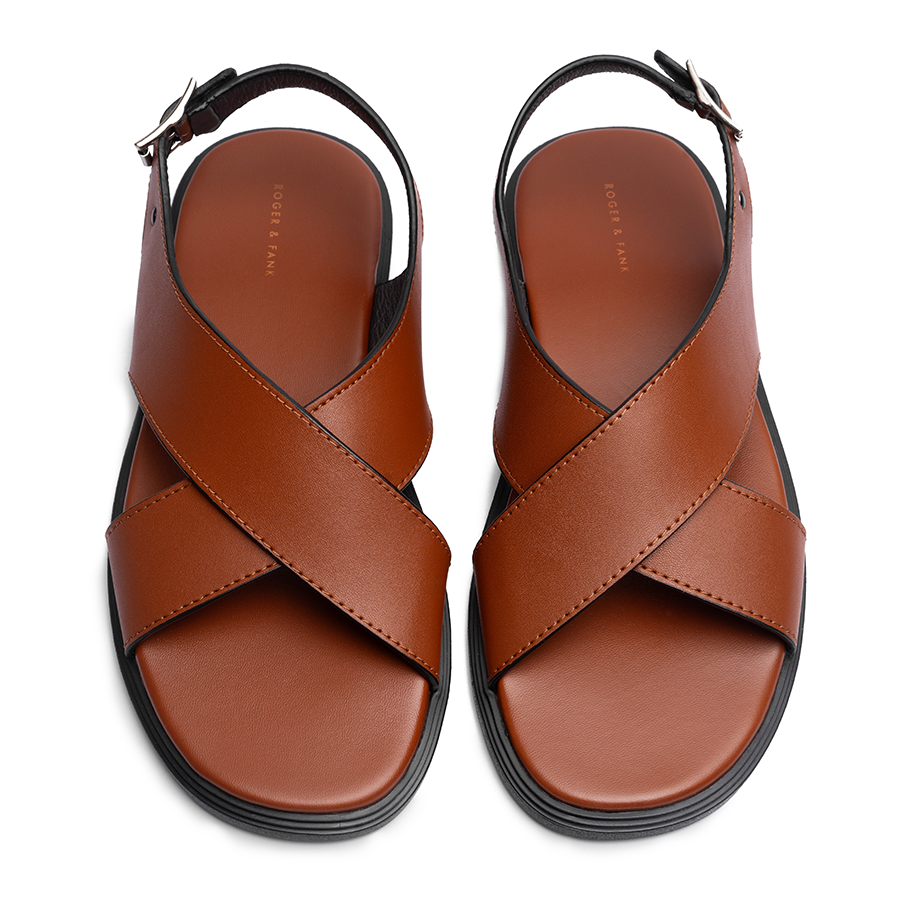 Giày sandal nam quai chéo R&F SD015 - Ảnh 4